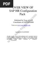 Overview of SAP Configuration