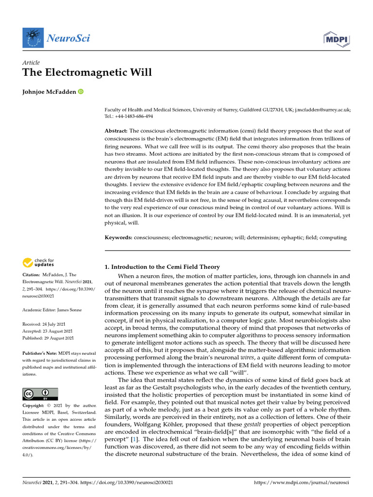 Neurosci-02-00021 I | PDF | Neural Oscillation | Brain