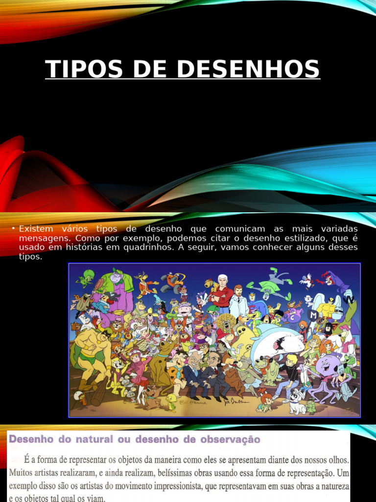 Tipos de Desenhos e Suas Técnicas | PDF | Desenho