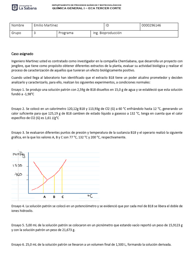 Caracterización del Extracto B18 de Jengibre | PDF | Fenómenos ...