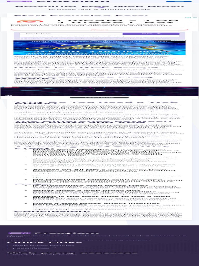 Free Anonymous Web Proxy Access | PDF | Proxy Server | World Wide Web