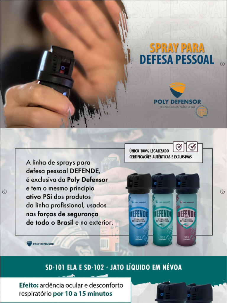 Melhor Spray de Defesa Pessoal Brasil | PDF
