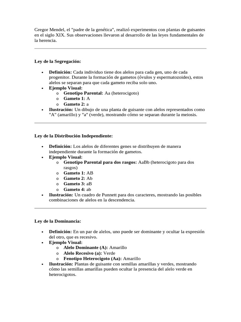 Gregor Mendel | PDF