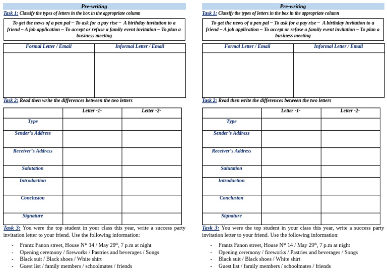 Developing Skills Pairs Worksheet | PDF