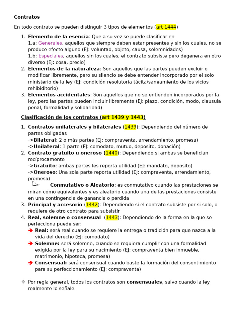 Contratos | PDF | Conceptos legales | Derecho contractual