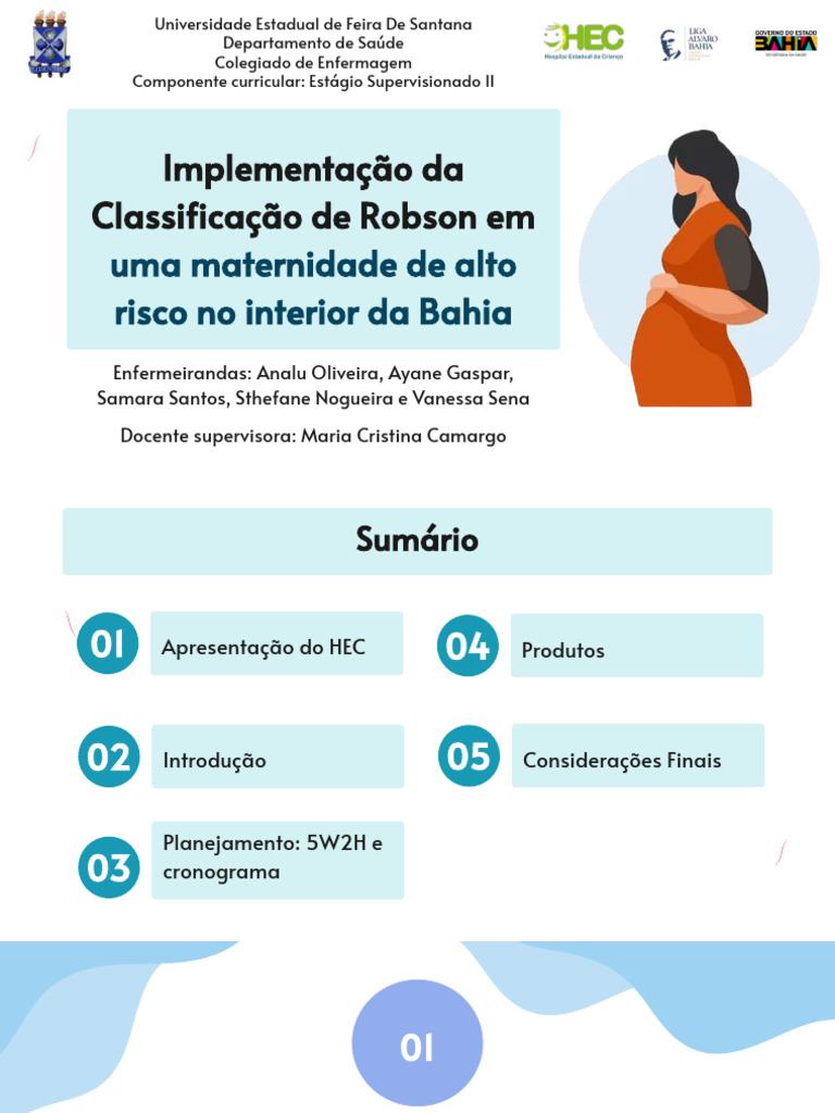 Implementação da Classificação de Robson | PDF | Parto | Enfermagem