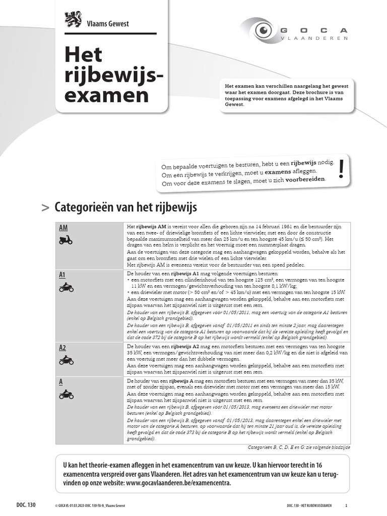 Het Rijbewijs-Examen | PDF