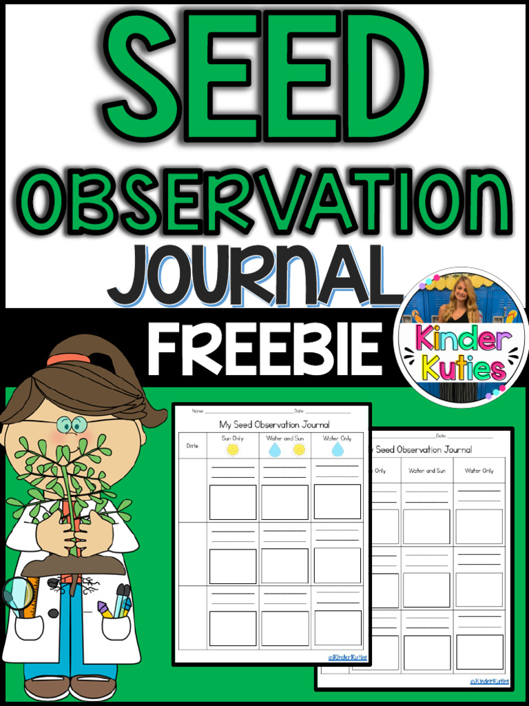 My Seed Observation Journal | PDF | Copyright | Digital Millennium ...