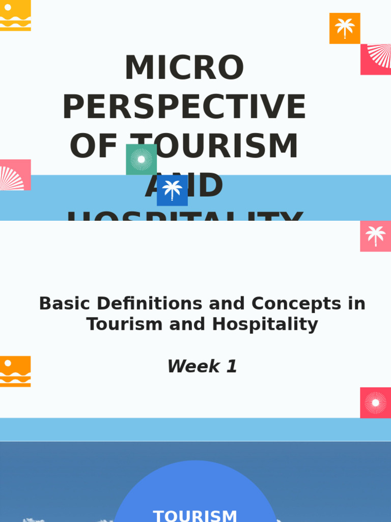 Week 2 - Micro Perspective | PDF | Tourism | Pricing