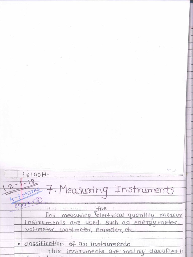 Chapter No. 6 Measuring Instrument | PDF