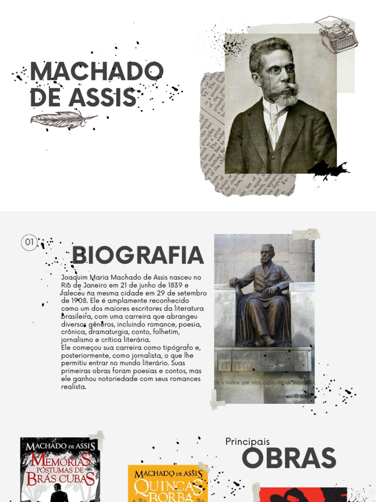 Biografia e Obras de Machado de Assis | PDF
