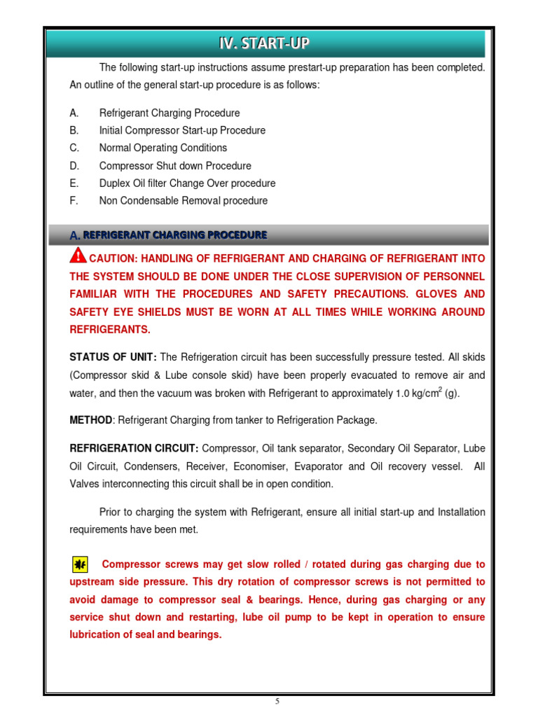REFRIGERANT CHARGING PROCEDURE GUIDE visual data 6