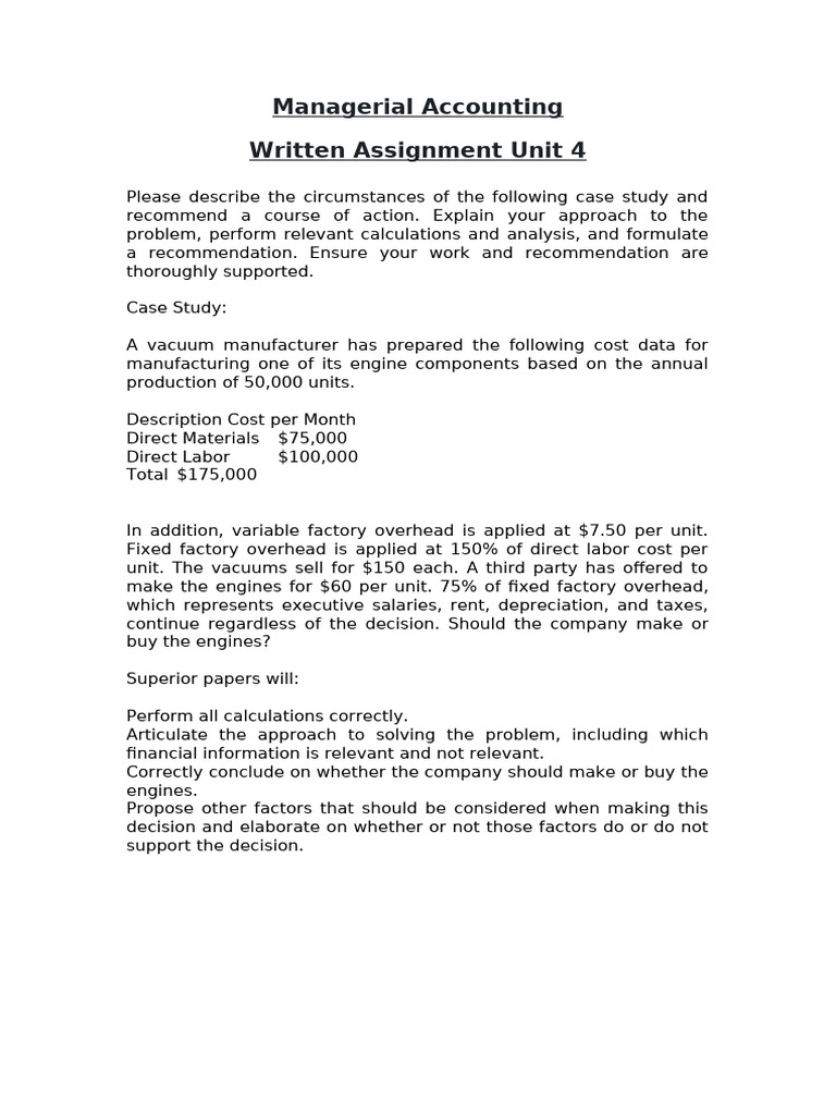 Written Assignment Unit 4 | PDF | Business Economics | Economies
