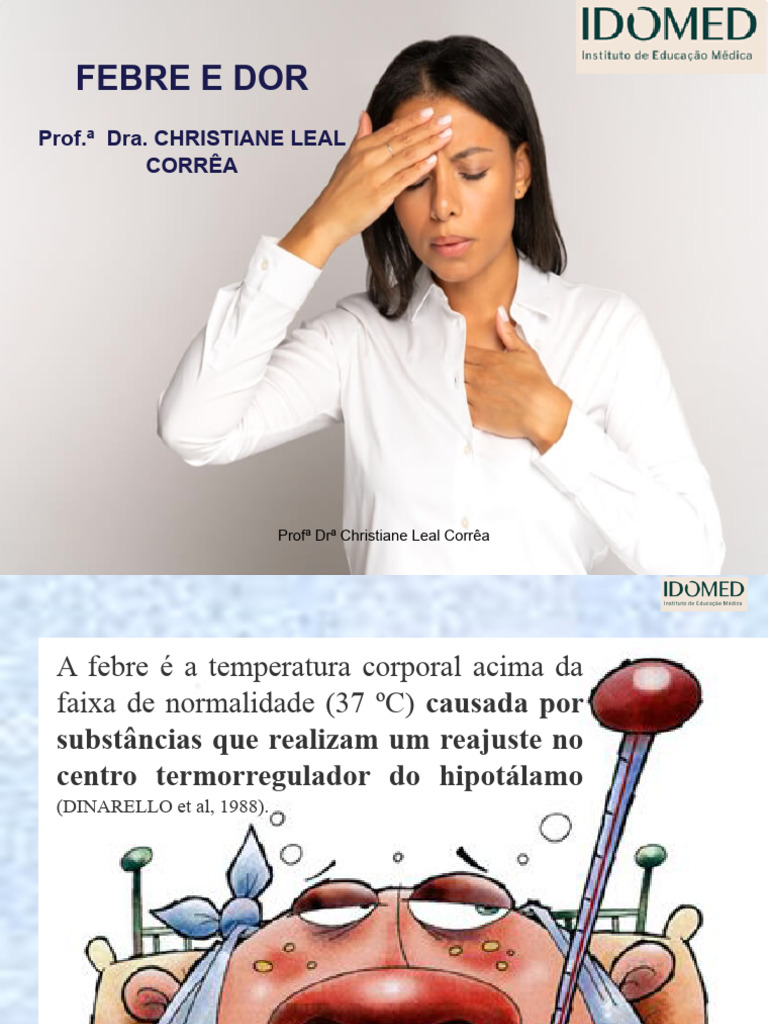 Febre e Dor: Fisiopatologia e Sintomas | PDF | Dor | Estímulo (Fisiologia)