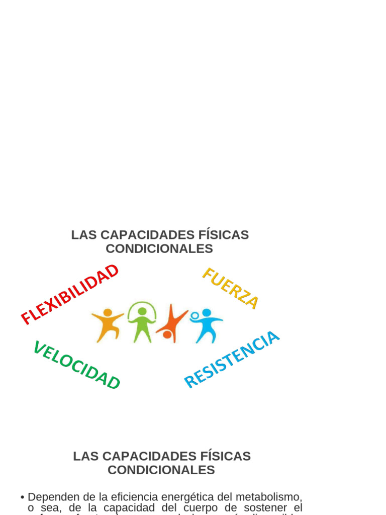 Capacidades Físicas Condicionales y Coordinativas | PDF | Flexibilidad ...