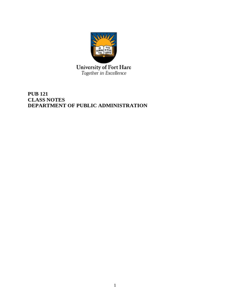 Defining Public Administration Concepts | PDF | Governance | Public ...