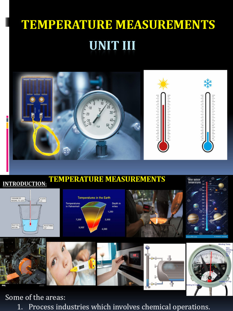 Temperature Measurement Techniques | PDF | Thermal Expansion | Temperature