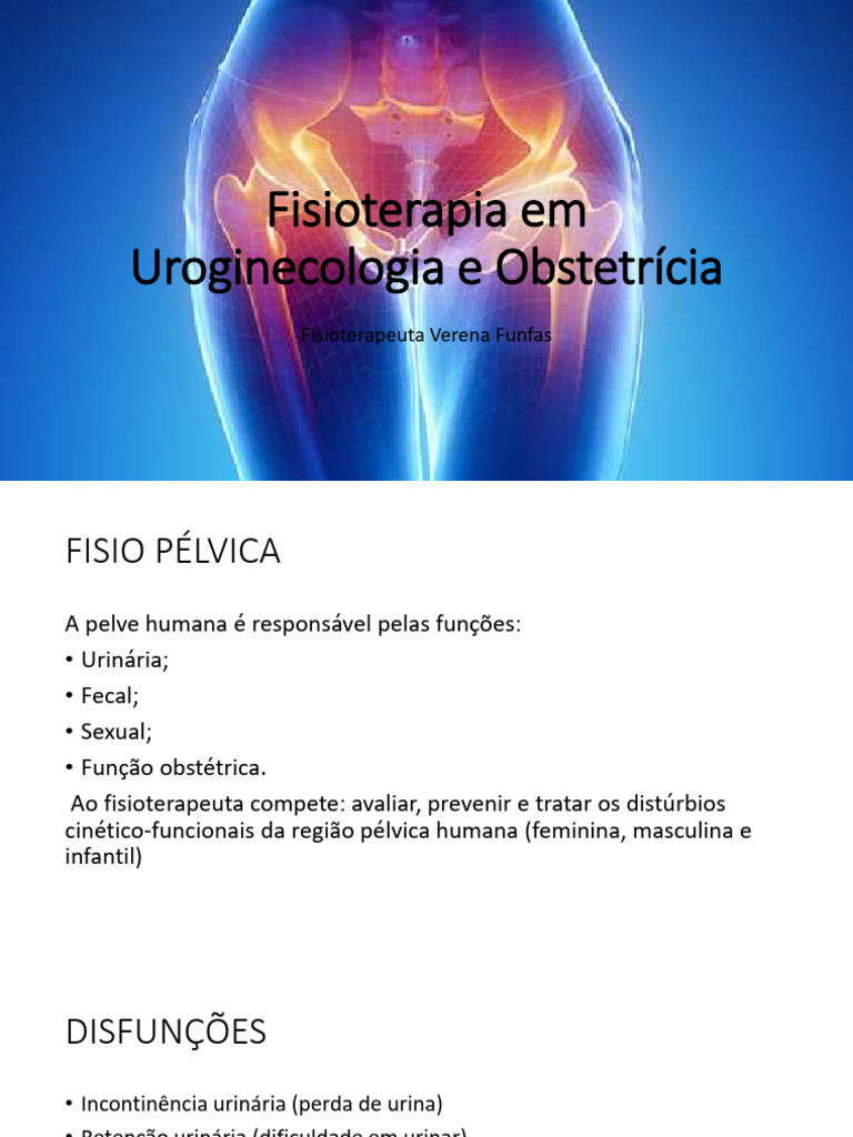 Fisioterapia em Uroginecologia e Obstetrícia | PDF | Pélvis ...