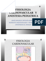 Fisiologia Cardiovascular y Anestesia Pediatric A
