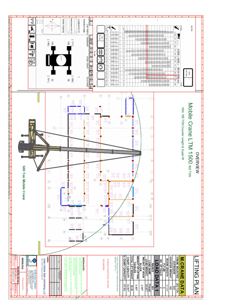 Lifting Plan for Precast Items | PDF | Crane (Machine) | Construction ...