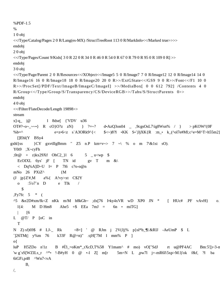 Spanish PDF Document Analysis | PDF