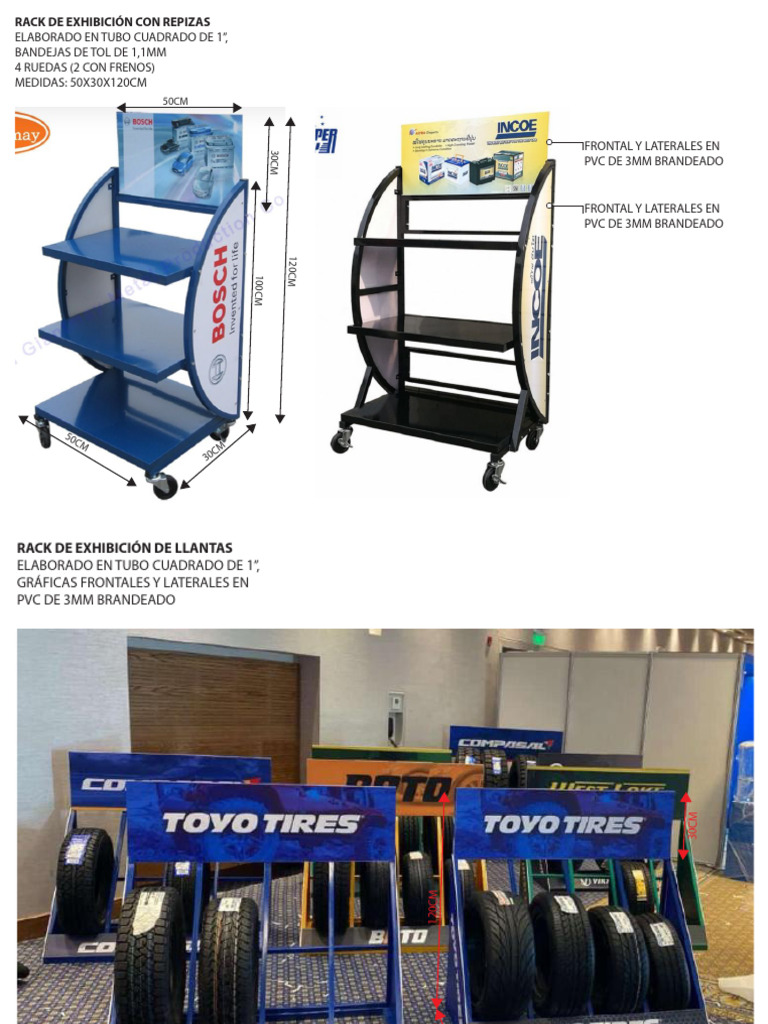 Racks de Exhibición en PVC | PDF