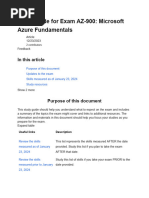 AZ-900 Exam Scheduling Guide | PDF