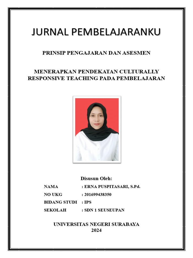 Penerapan Culturally Responsive Teaching | PDF