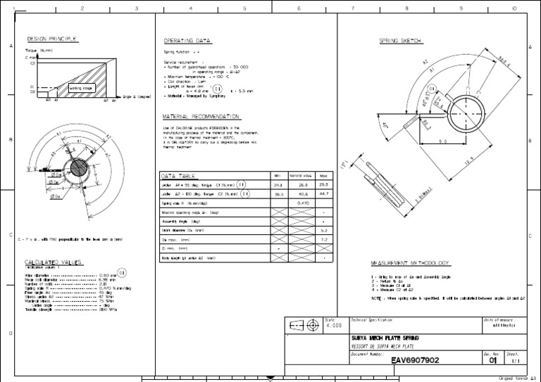 Surya Mechanical Plate Spring Specs | PDF | Mechanical Engineering