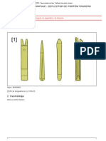 207 (A7) - C4BG0103P0 - Desmontaje-Montaje - Deflector de Portón Trasero