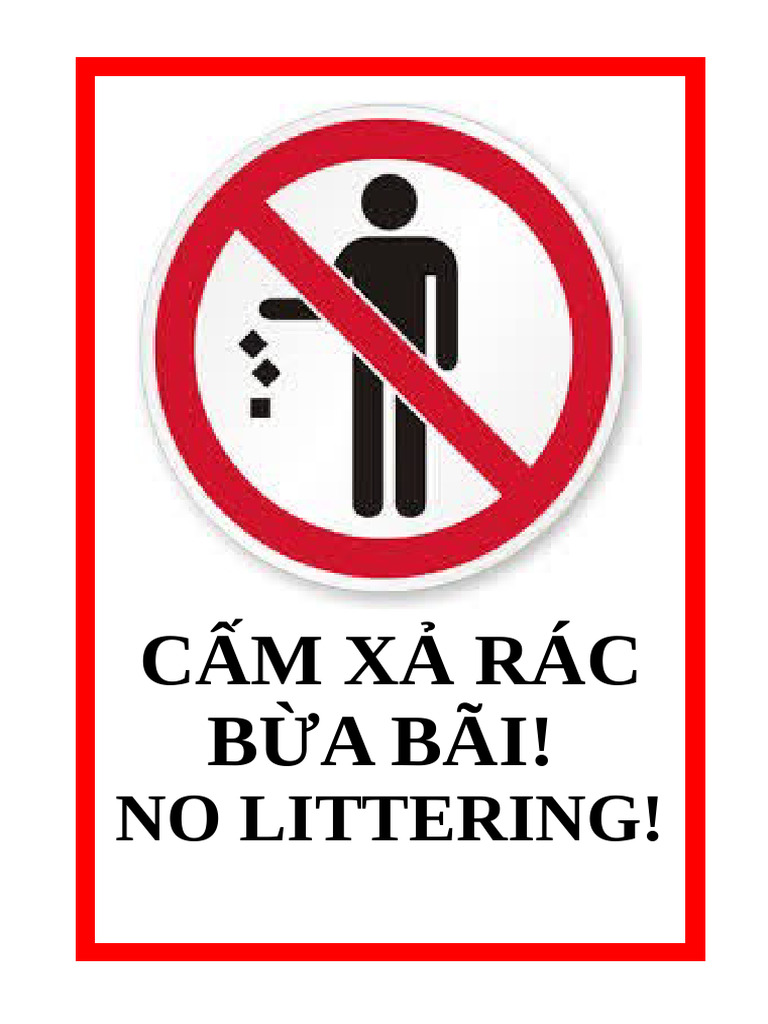Cấm Xả Rác | PDF