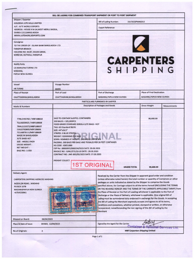 BL Nbr-2317SCGPMAG012 ORGNL | PDF