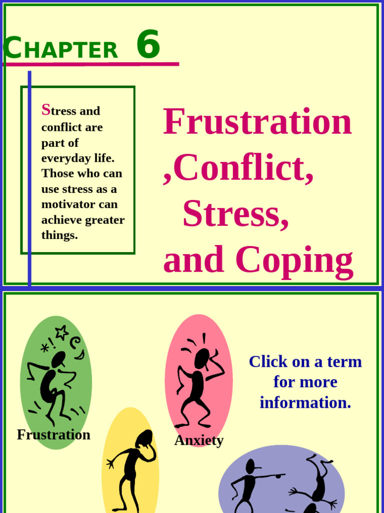 Frustration and Conflict | PDF | Stress (Biology) | Behavioural Sciences
