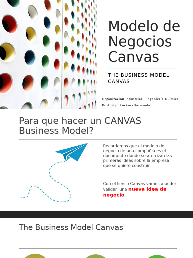 Guía del Modelo de Negocios Canvas | PDF | Negocios económicos | Economias