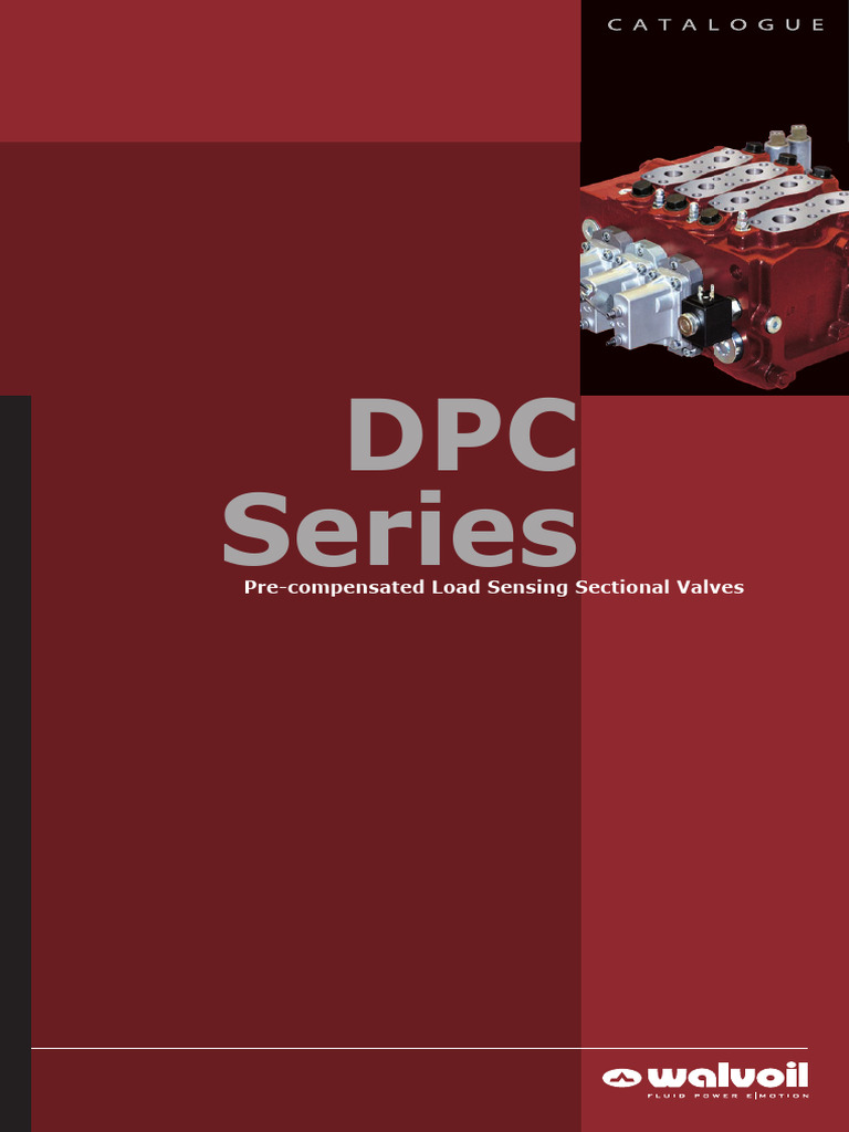 DPC Series Load Sensing Valves Guide | PDF | Valve | Pump