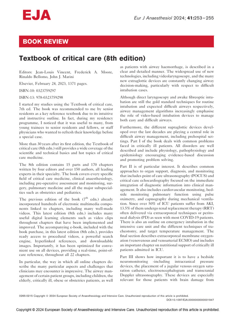 Intensive Care Medicine: Annual Update 2010 [ハードカバー] Vincent， Jean-Louis Yearbook of Intensive Care and Emergency Medicine 2009
