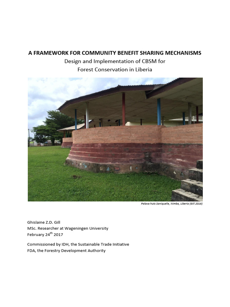 IDH Case Studies On Community Benefit Sharing in Liberian Communities ...