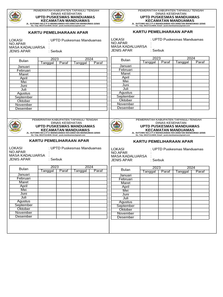 Kartu Apar | PDF