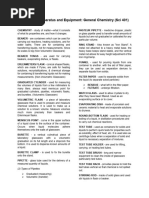 Titration Equipment Checklist | PDF | Titration | Chemistry