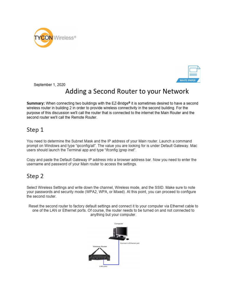 How to Connect Two Routers to Expand Your Wi-Fi Network