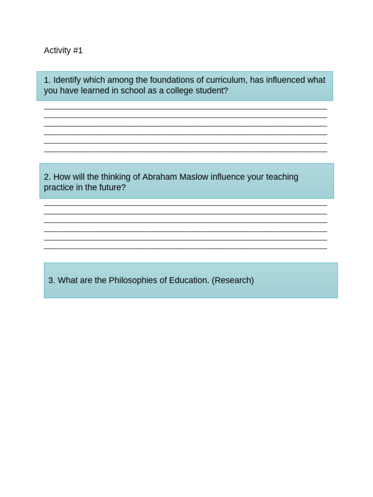 Activity 1 | PDF