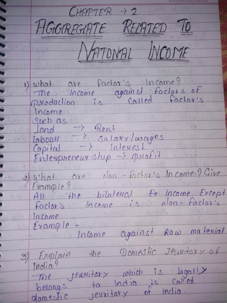 Aggregate Related To National Income | PDF