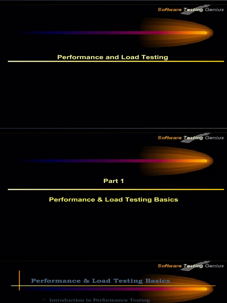 Load Testing Intro Part 1 | PDF
