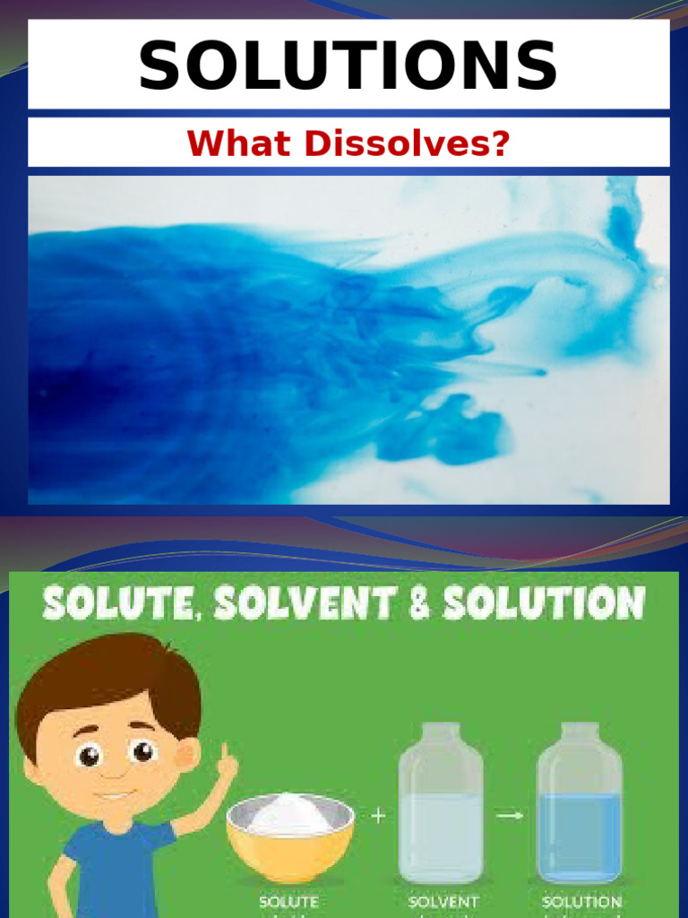 Understanding Solubility: Solute vs. Solvent | PDF | Cooking, Food & Wine