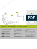 Human Scale Monitor Position