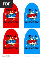 Superhero Valentine Cape Courtesy of DimplePrints