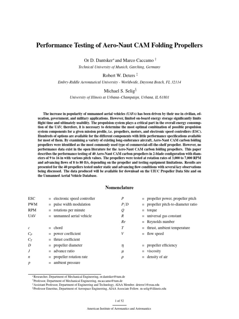DantskerCaccamoDetersSelig 2020 AIAA Paper 2020 2762 CamPropsTesting ...