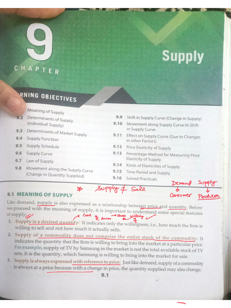 CH 9 Supply | PDF