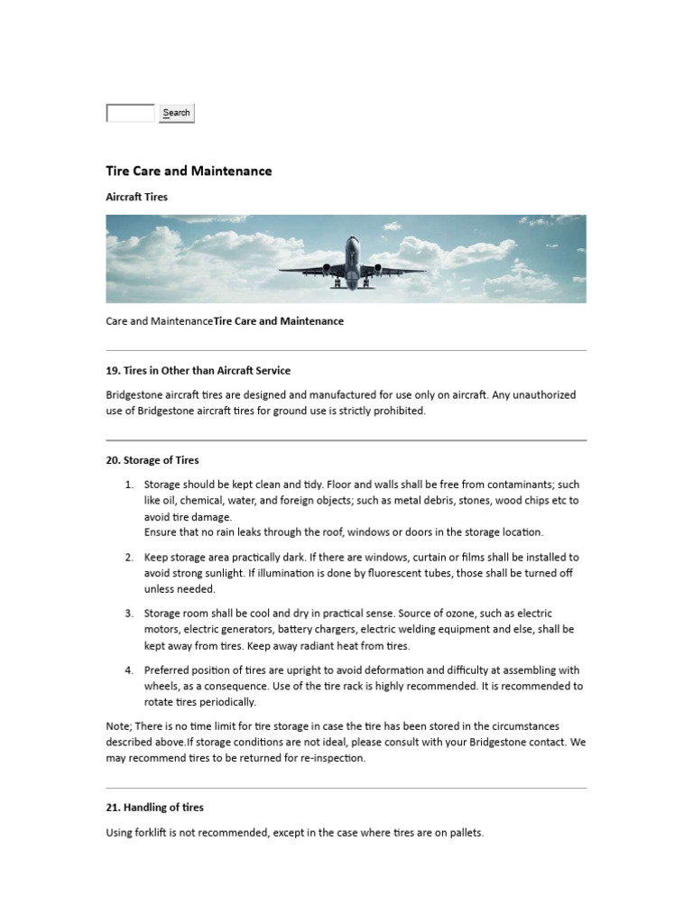 Tire Care And Maintenance Pdf Tire