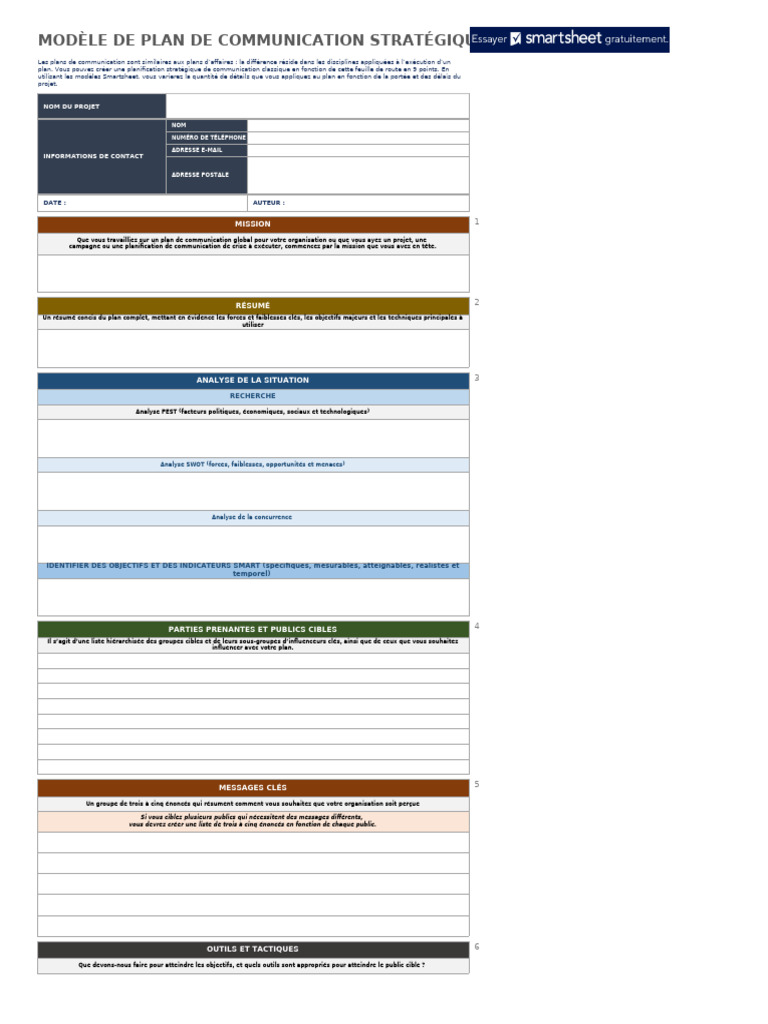 Modèle de Plan de Communication IC | PDF | la communication | Planification